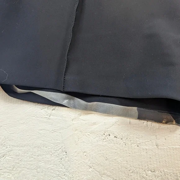 Athleta Black Wide Leg Cropped Pants –‎ Women's Size 12 Career Casual READ - Picture 6 of 8